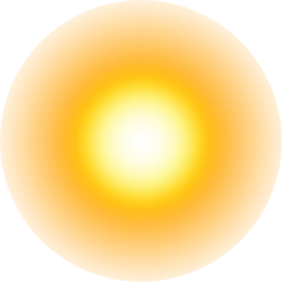 Yellow circle with different yellow tones